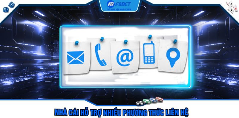 Nhà cái hỗ trợ nhiều phương thức liên hệ 
